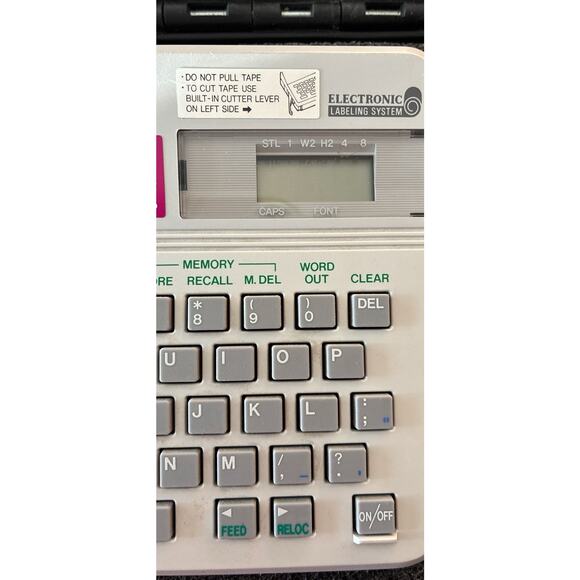 Vintage Brother P Touch Model PT-10 Electronic Labeling System - Picture 5 of 10